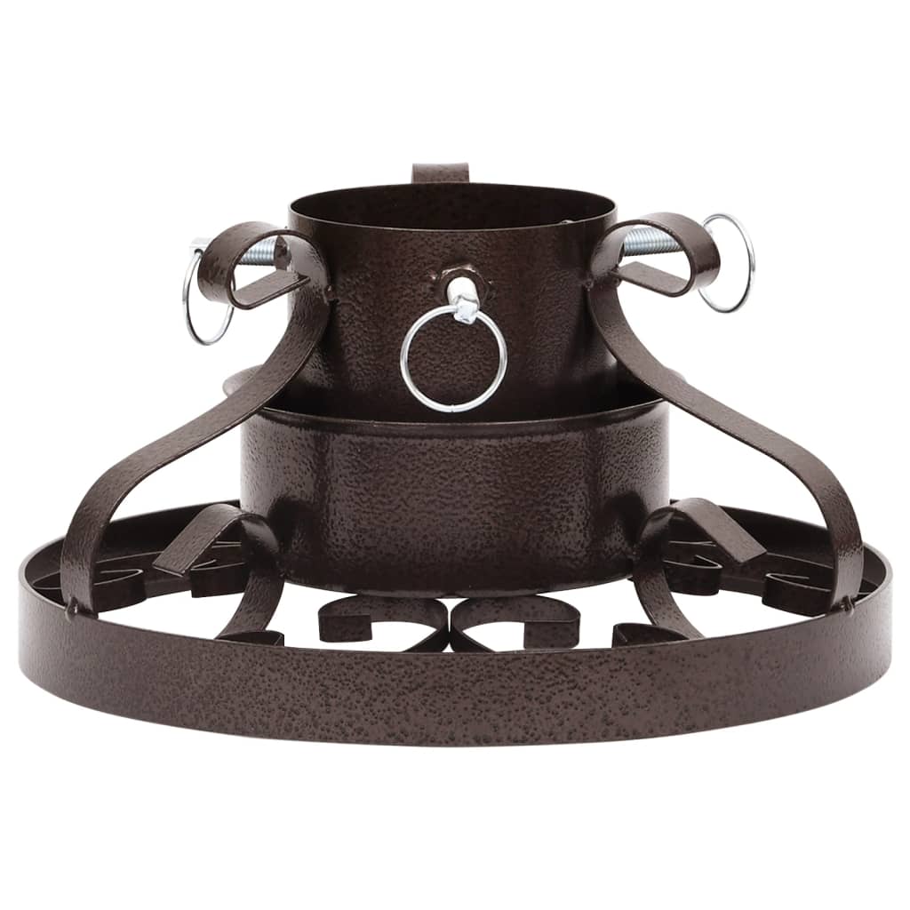 Suporte para árvore de natal 29x29x15,5 cm cobre antigo