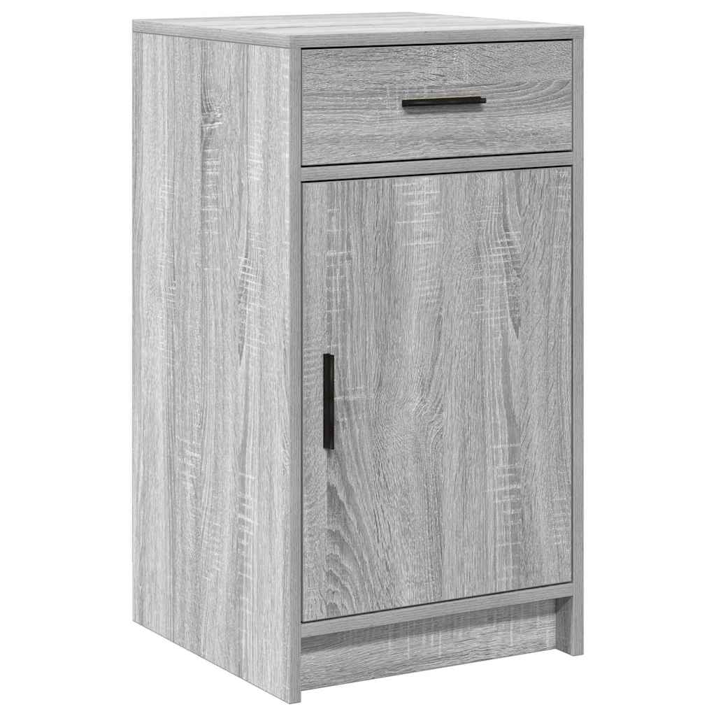 Buffet cinza sonoma 40 x 40,5 x 75 cm derivados de madeira