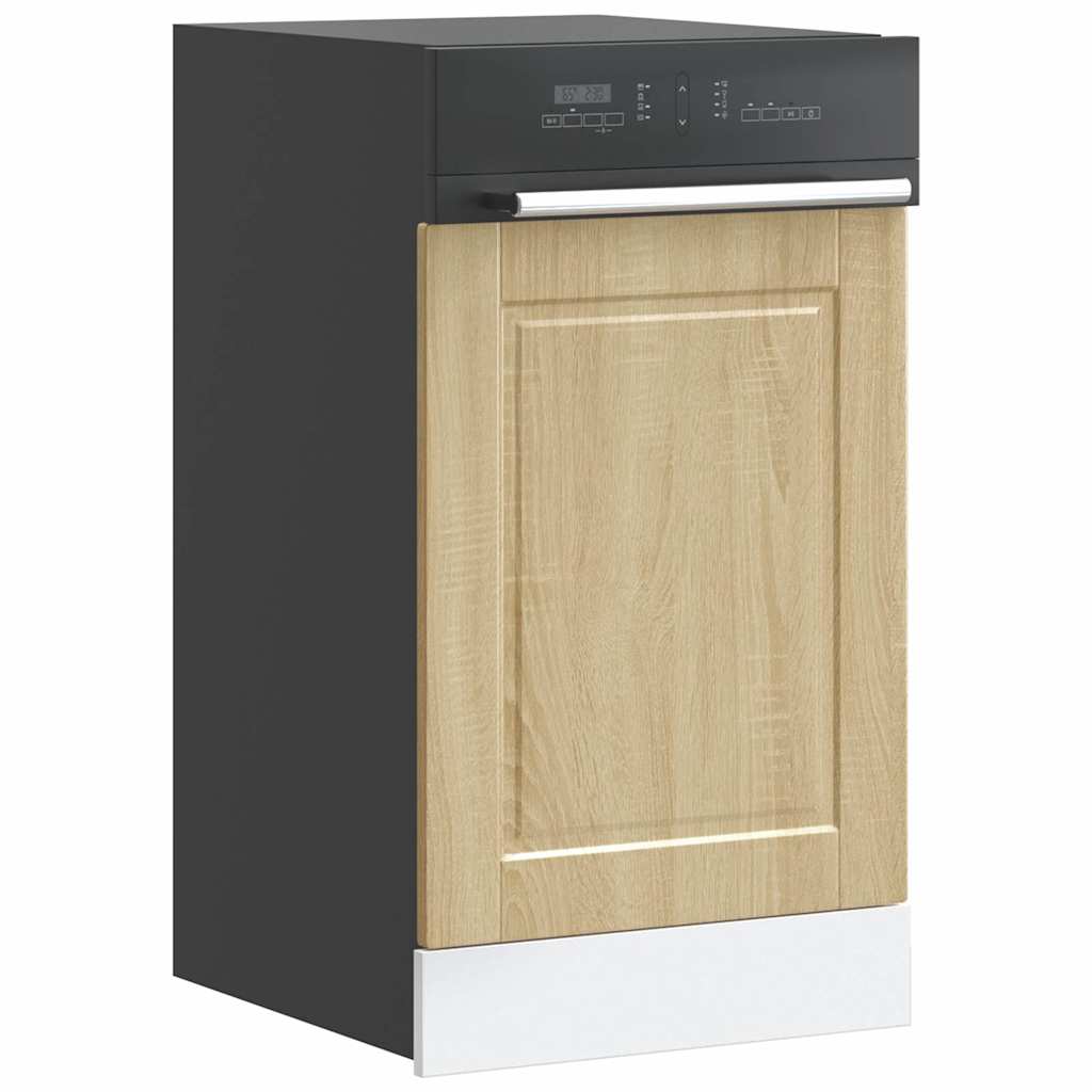 Painel máquina lavar louça porto carvalho sonoma 45x1,5x57 cm