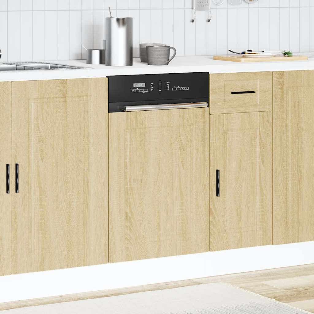 Painel máquina lavar louça porto carvalho sonoma 45x1,5x57 cm