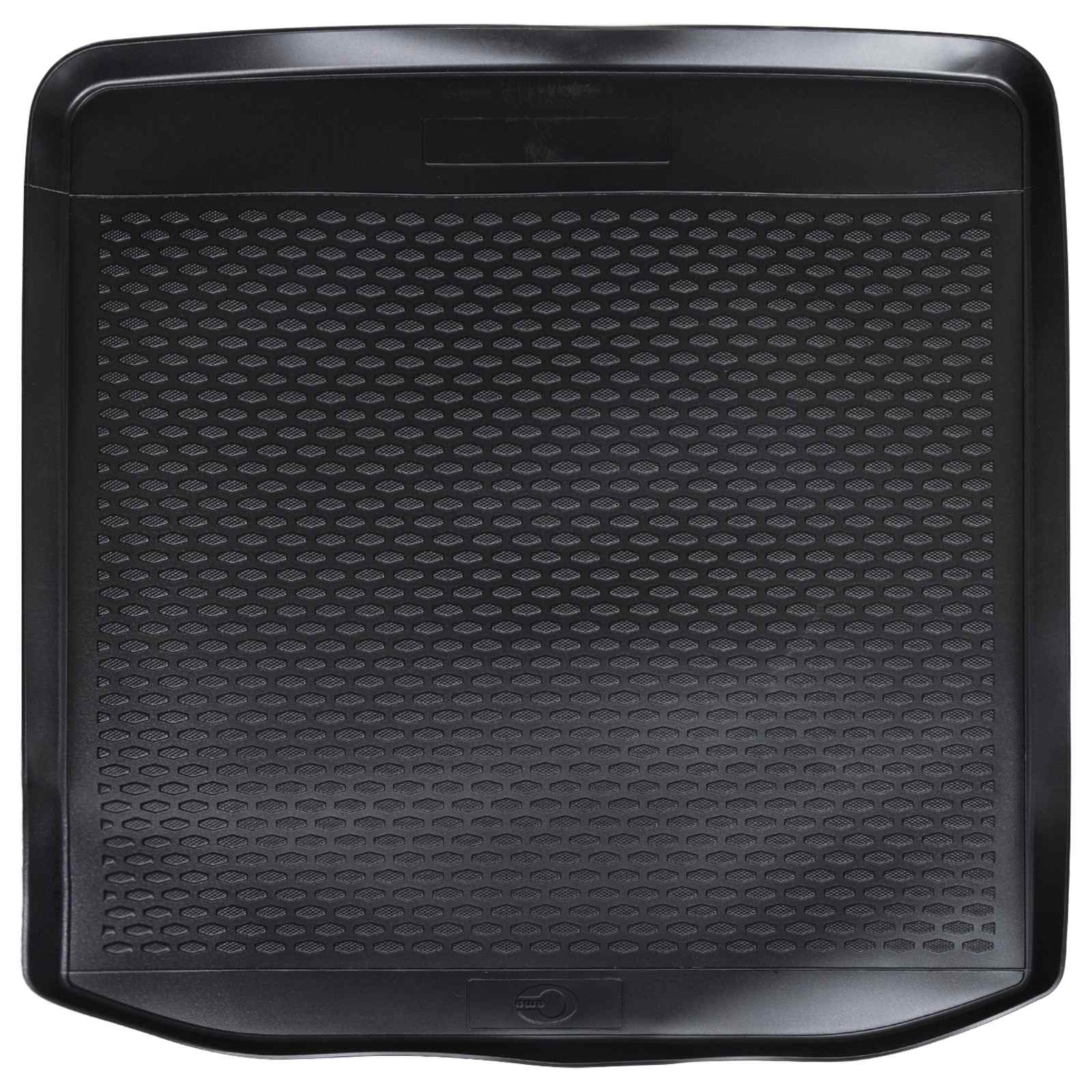 Tapete de porta-malas preto borracha