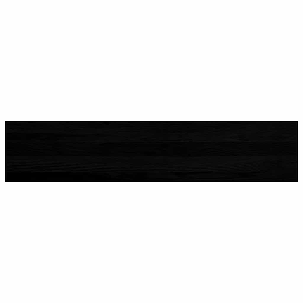 Tapetes de escada 4 pcs 120x30x2 cm carvalho castanho-preto