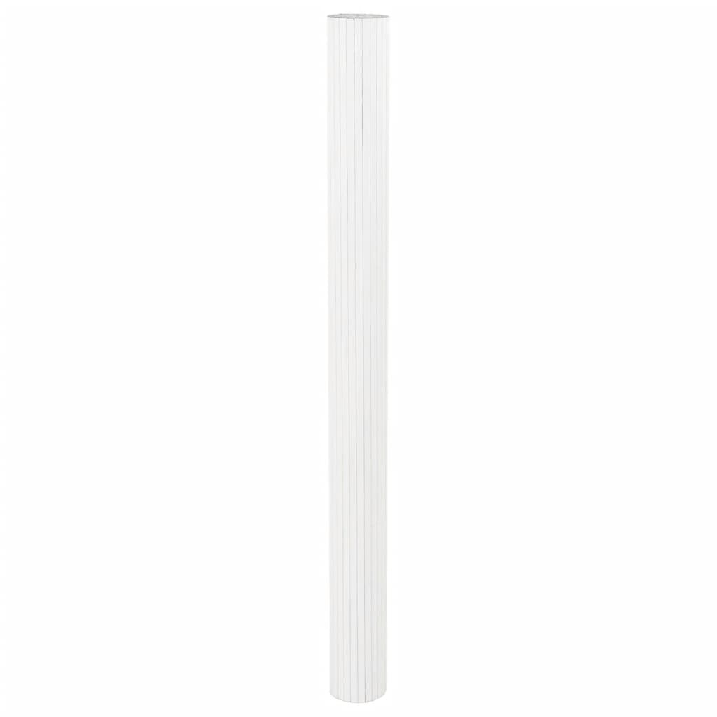 Divisória largura 800 cm altura 165 cm bambu branco