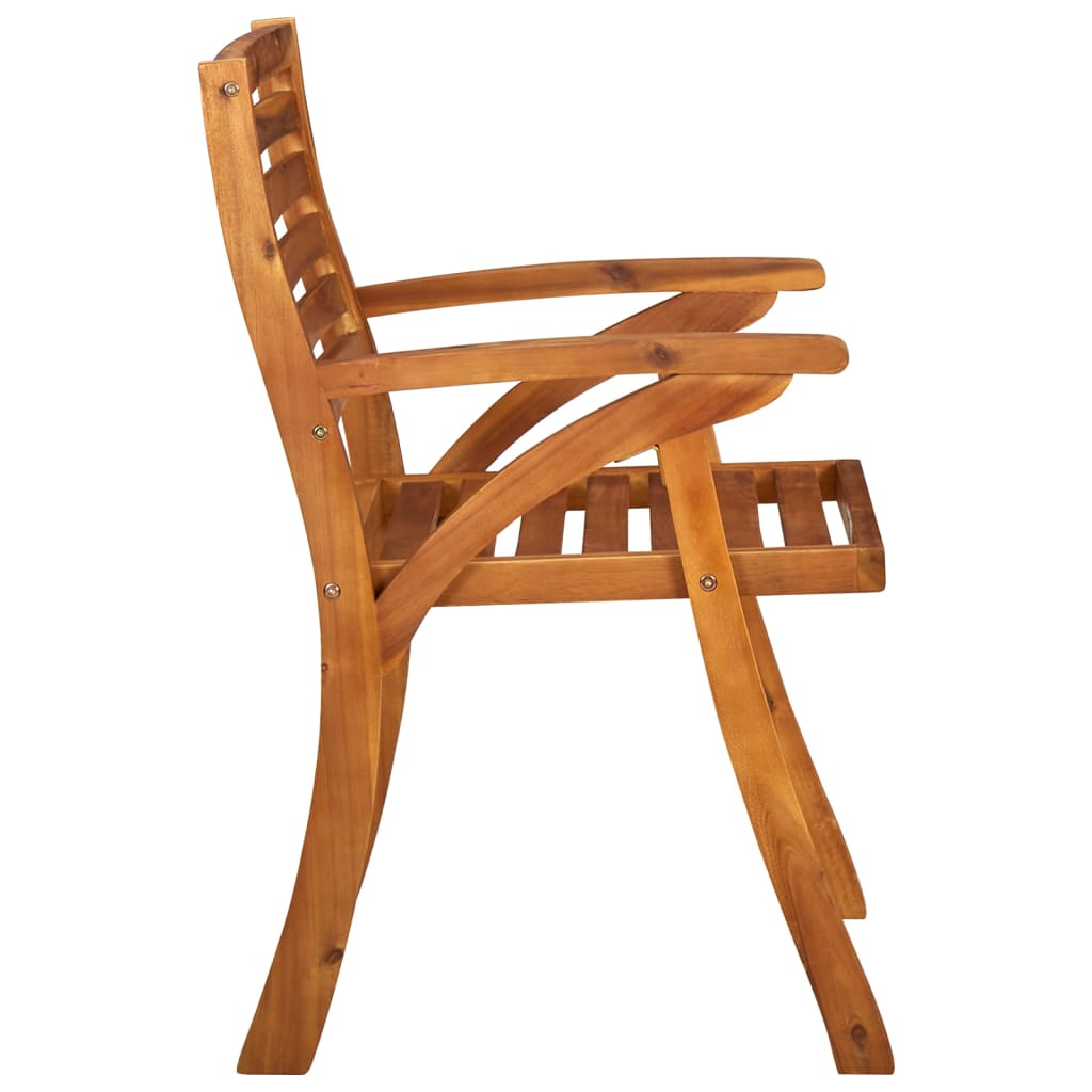 Cadeiras de jardim 6 pcs madeira de acácia maciça