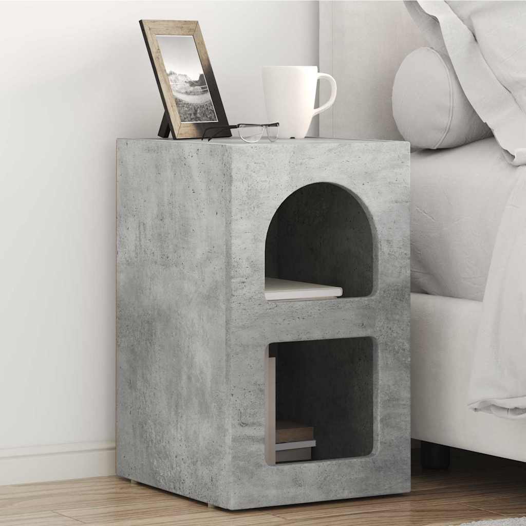 Mesa-de-cabeceira elst cinzento 29,5 x 33,5 x 50 cm