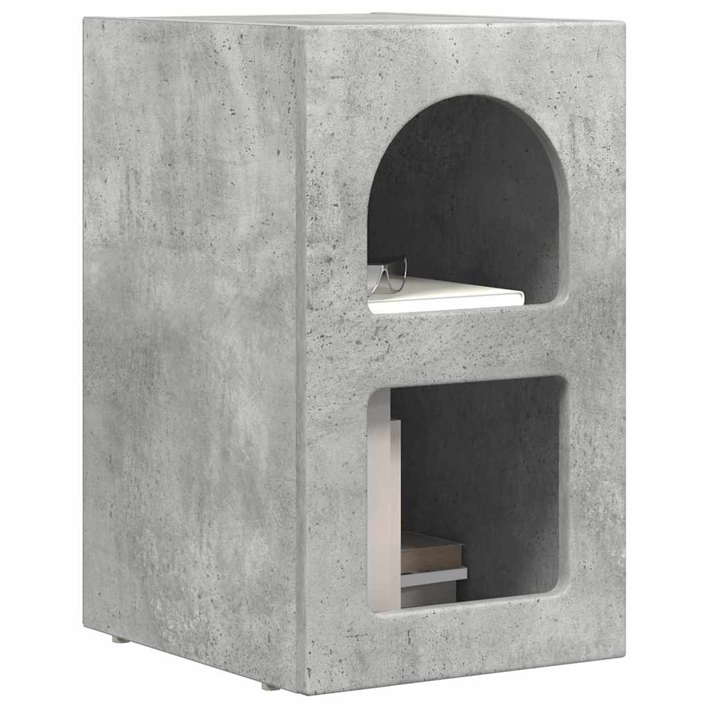 Mesa-de-cabeceira elst cinzento 29,5 x 33,5 x 50 cm