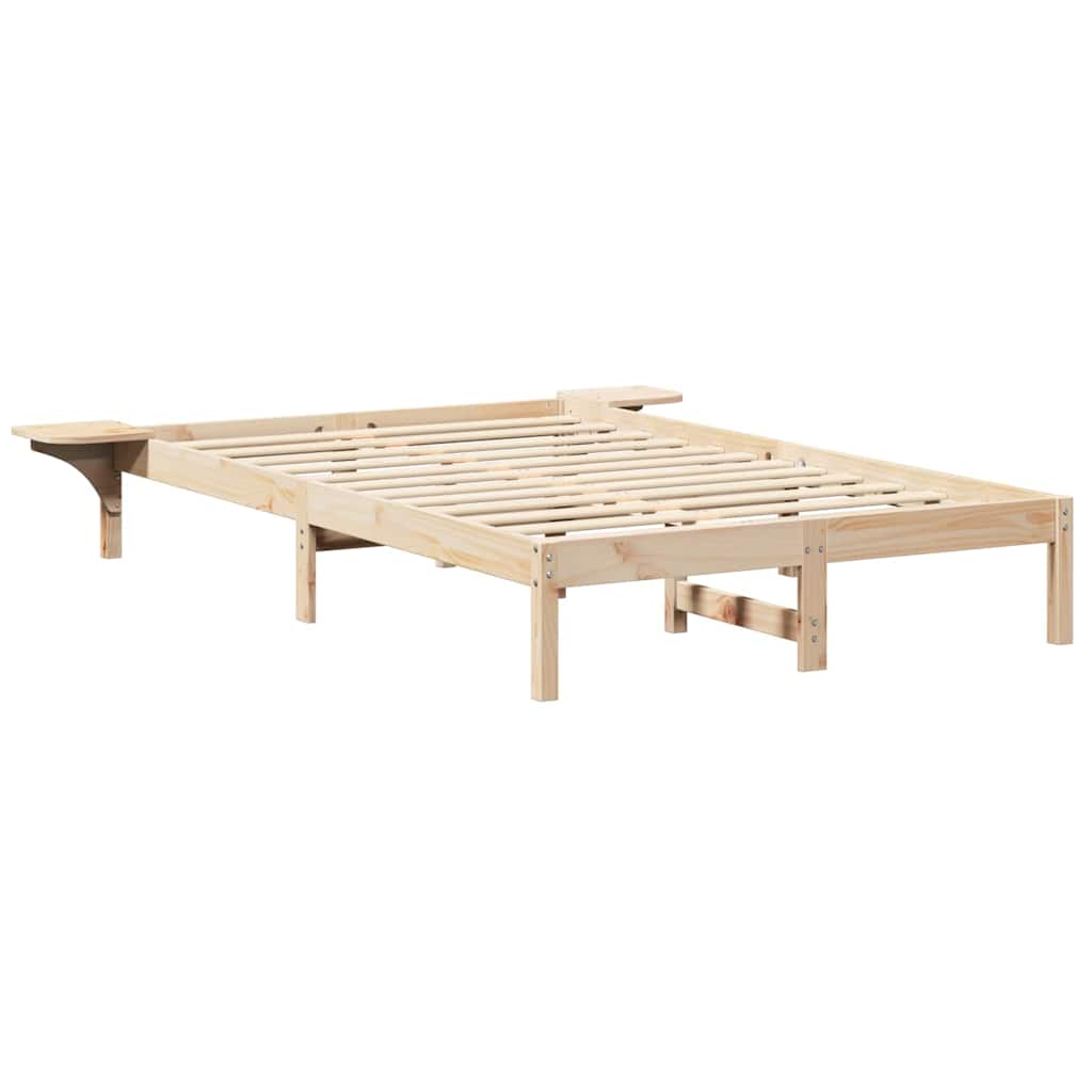 Estrutura da cama natural 140 x 190 cm