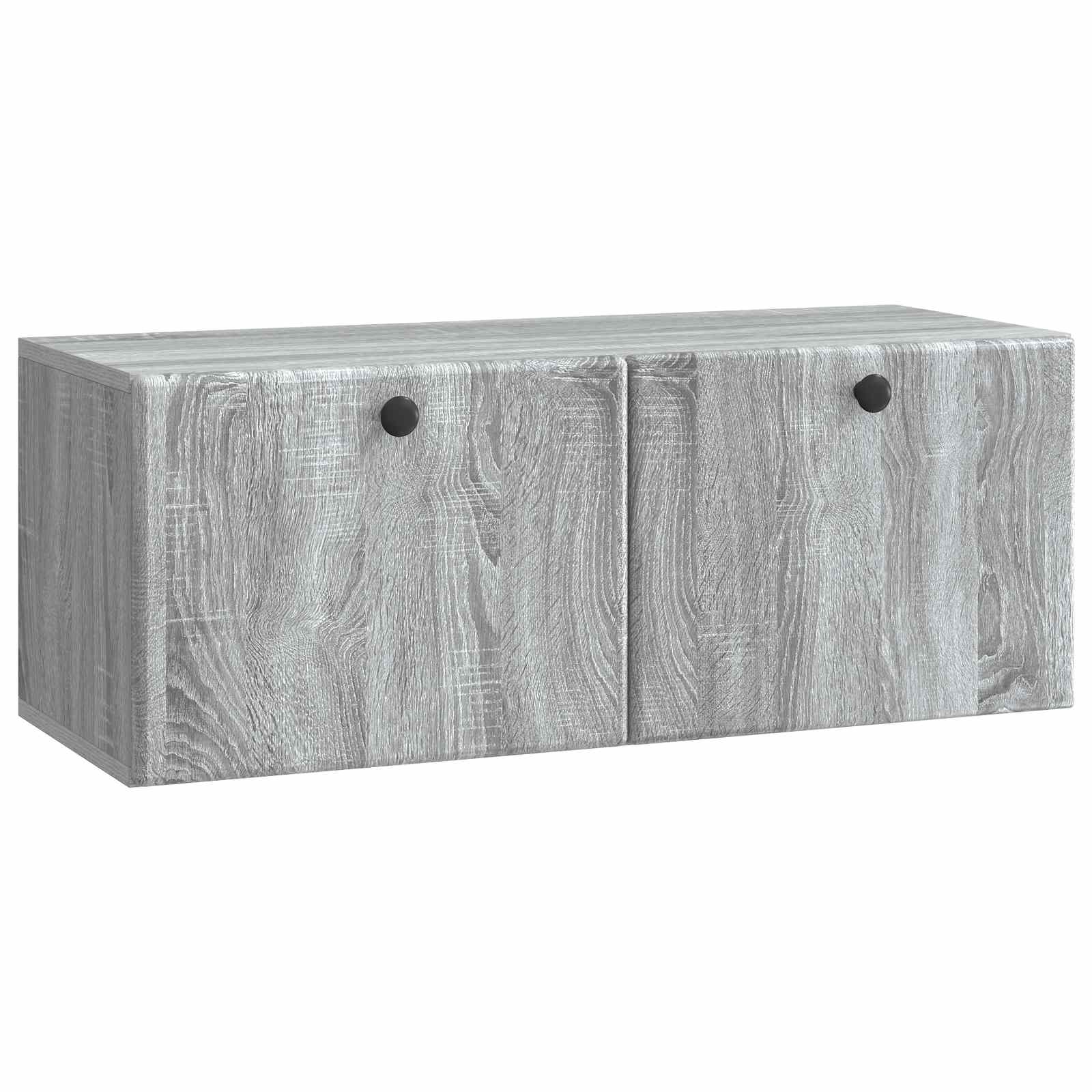 Gabinete de TV de parede 78,5 x 31 x 30 cm sonoma cinzento