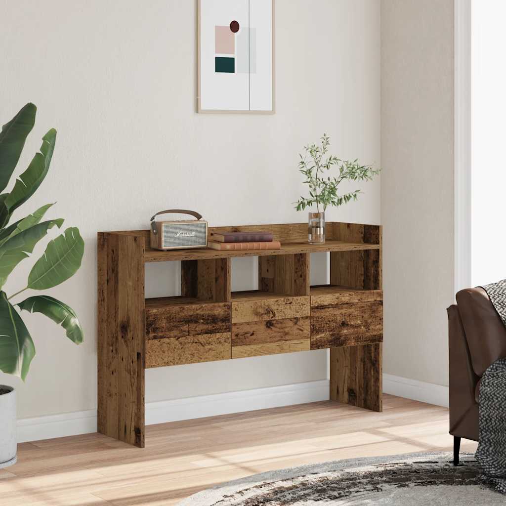 Aparador madeira velha 105x30x70 cm madeira trabalhada