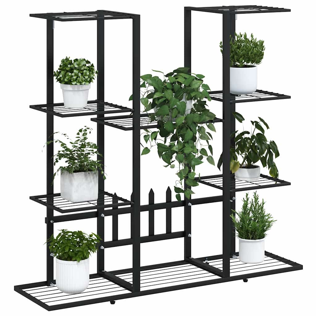 Suporte de vasos 94,5x25x89 cm ferro preto