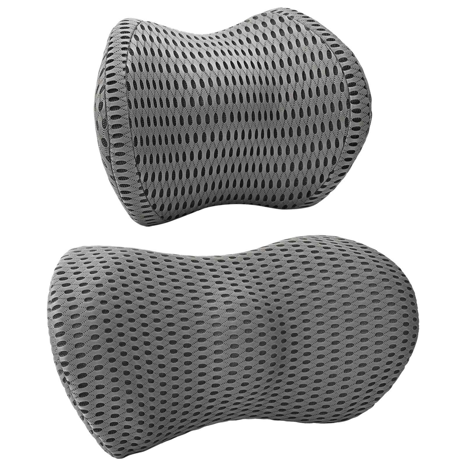 Almofada cervical, almofada lombar cinzento espuma de memória