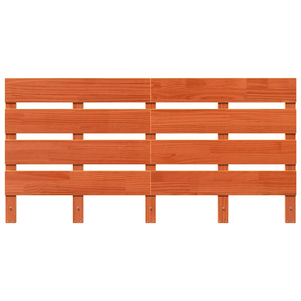 Cabeceira castanho 140,5 x 3 x 80 cm madeira de pinheiro sólida
