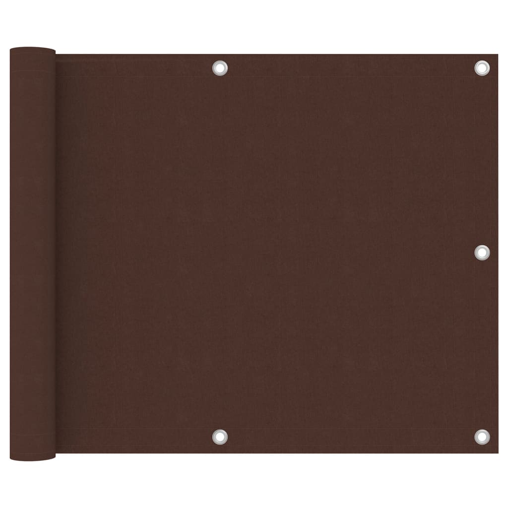 Tela de varanda 75x400 cm tecido oxford castanho