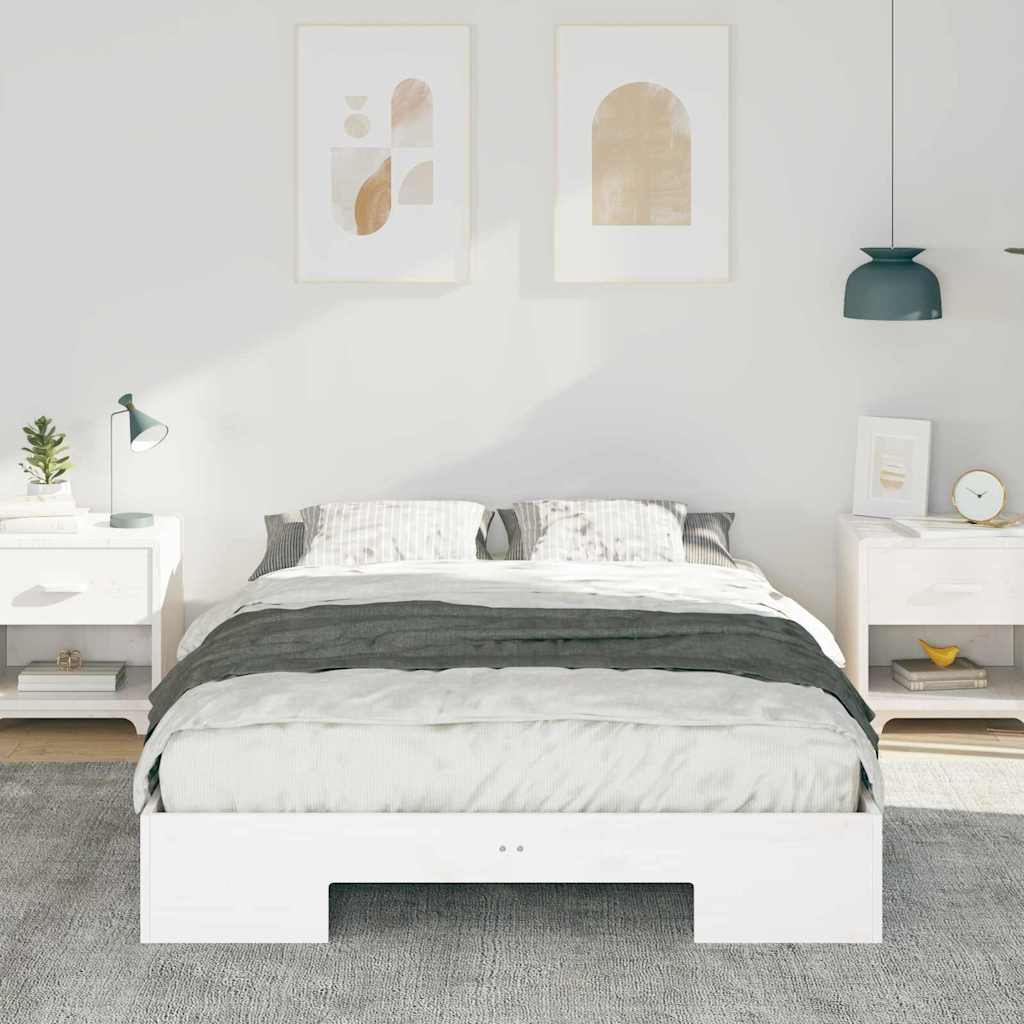 Estrutura da cama branco 120 x 200 cm