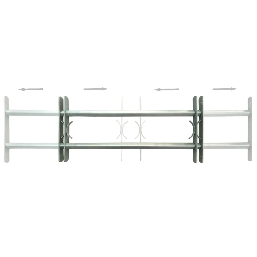 Grades de segurança ajustáveis para janelas 2 pcs 1000-1500 mm