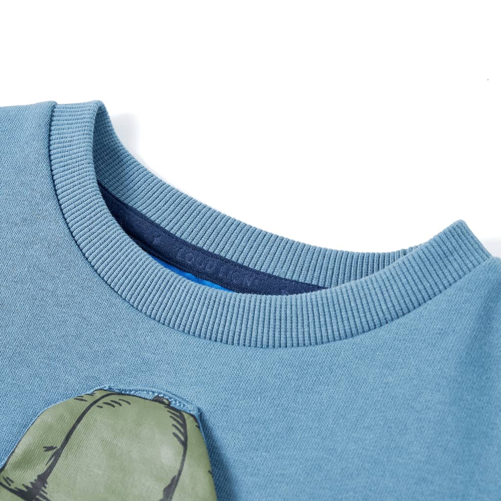 Sweatshirt para criança azul-médio 116