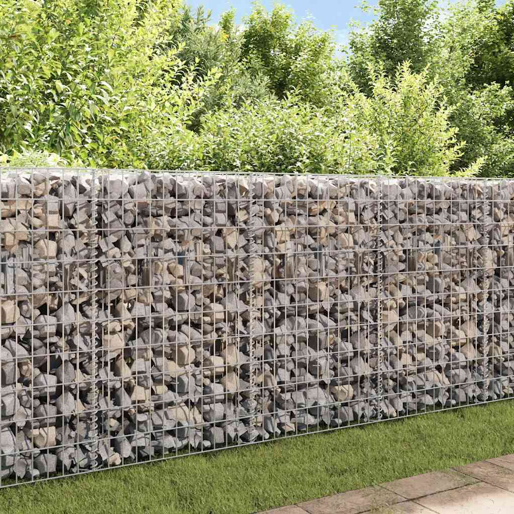 Muro gabião em aço galvanizado 450x30x100 cm