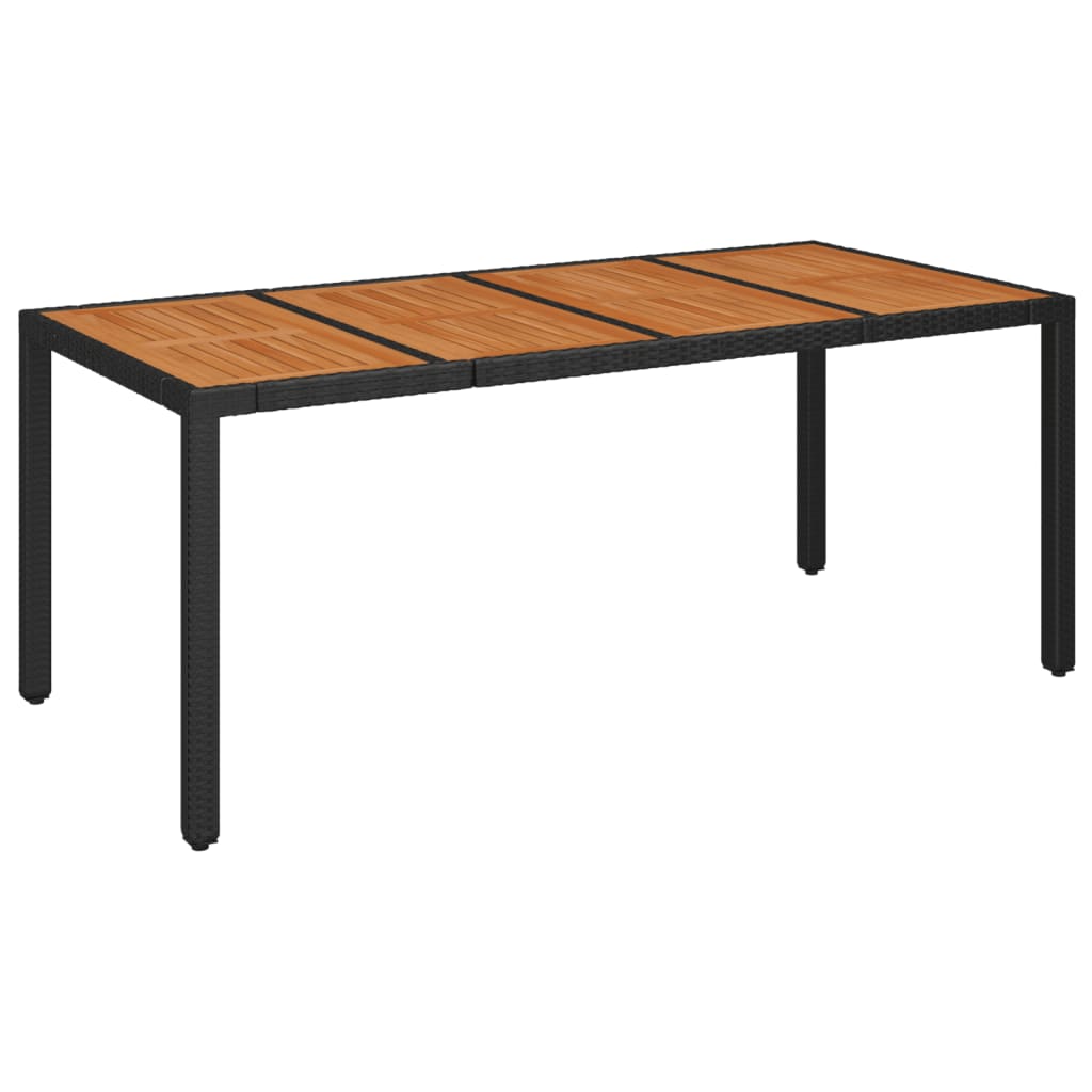 9 Pcs conjunto de jantar p/ jardim c/ almofadões vime PE preto