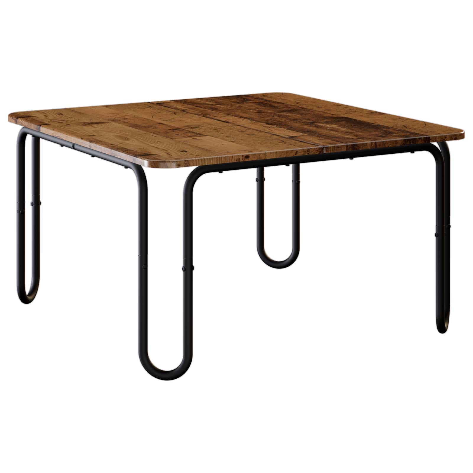 Mesa de centro madeira antiga 79,5 x 79,5 x 45 cm