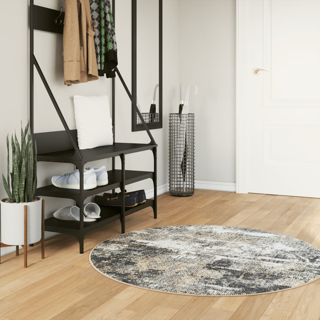 Tapete lavável ø 120 cm multicor