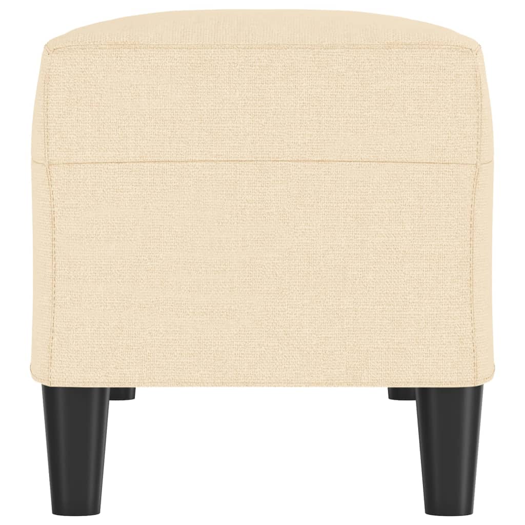 Banco 100x35x41 cm tecido cor creme