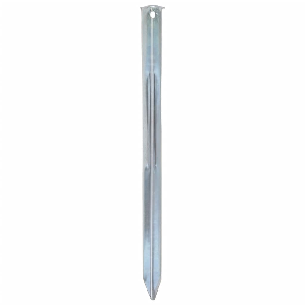 Estacas para tenda 24 pcs 30 cm ø20 mm aço galvanizado