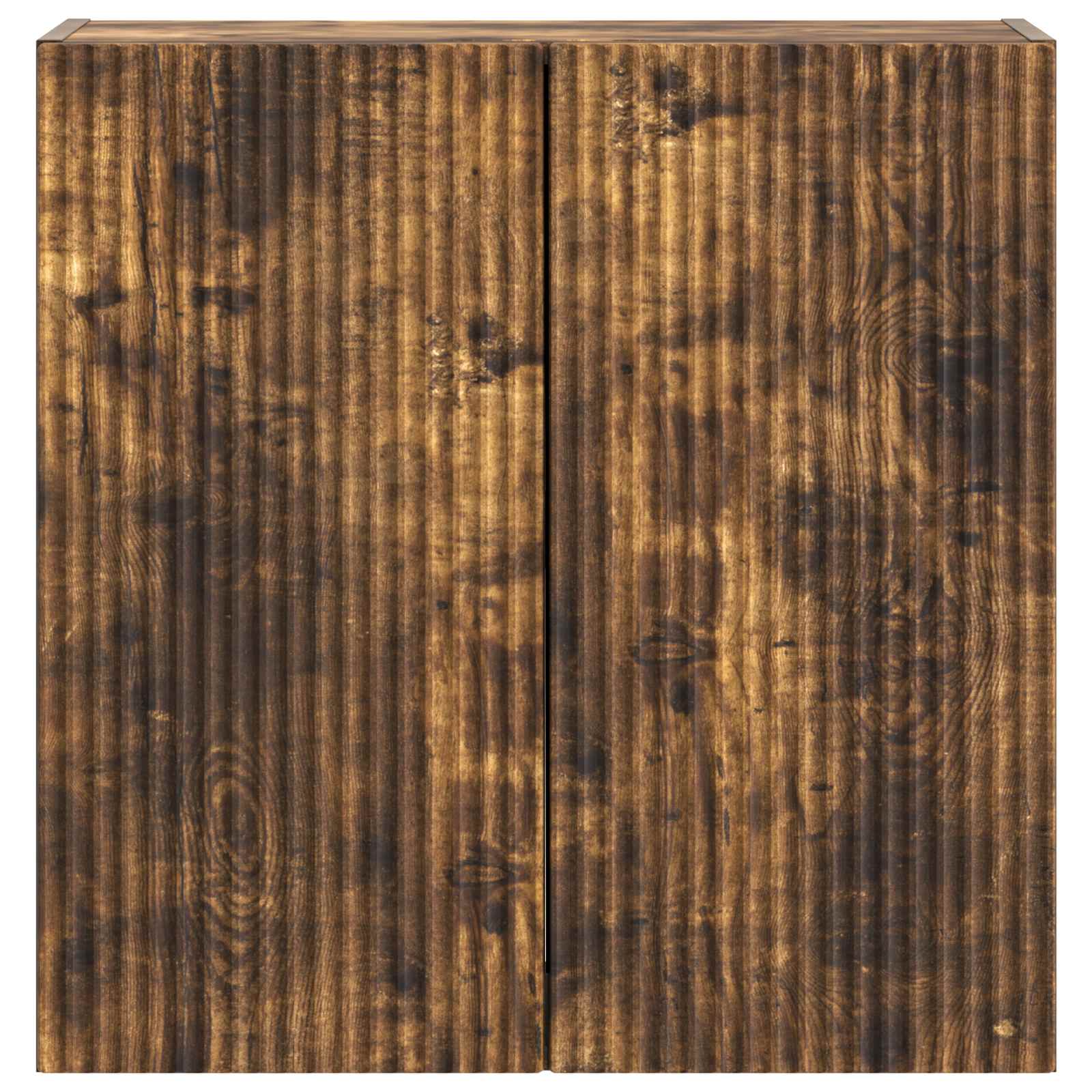 Armário de parede carvalho fumado 59 x 31 x 60 cm