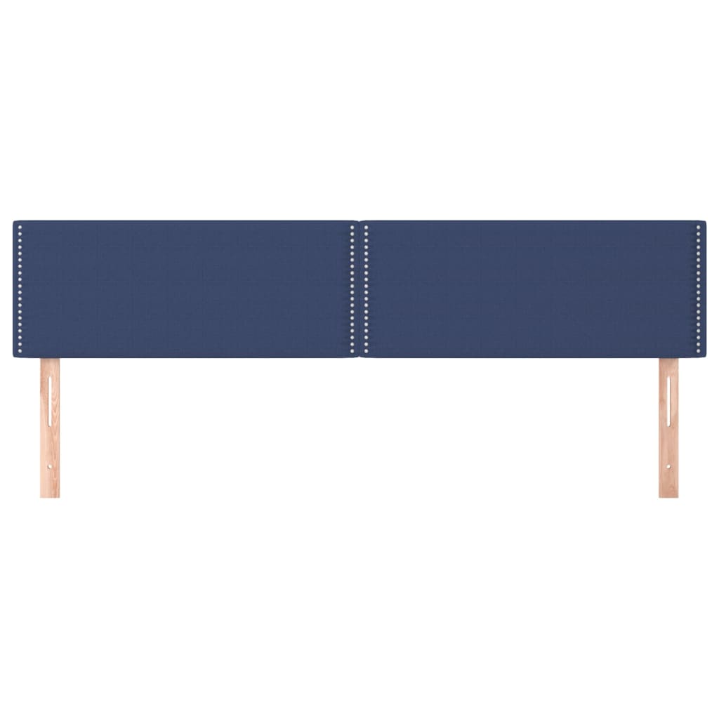 Cabeceiras azul 160x5x78/88 cm tecido