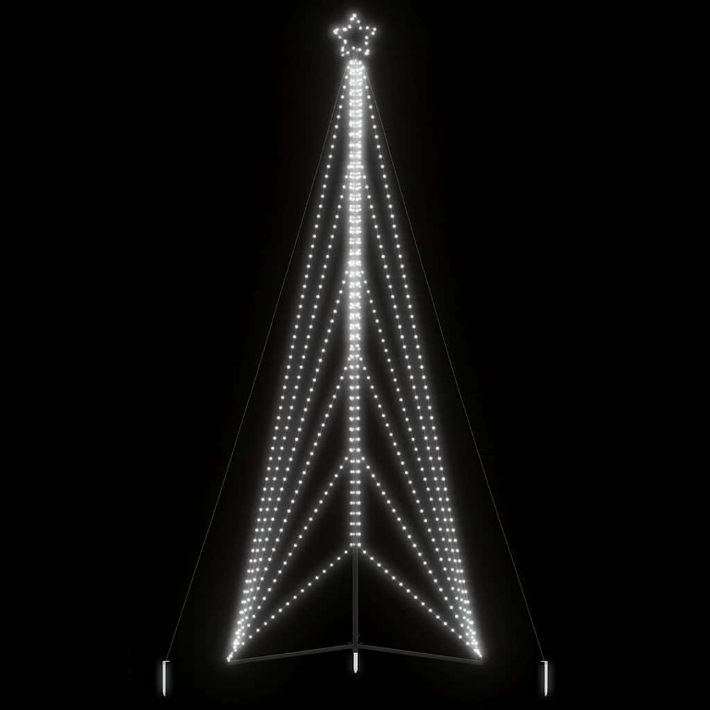 LED árvore de natal 861 leds branco frio 478 cm
