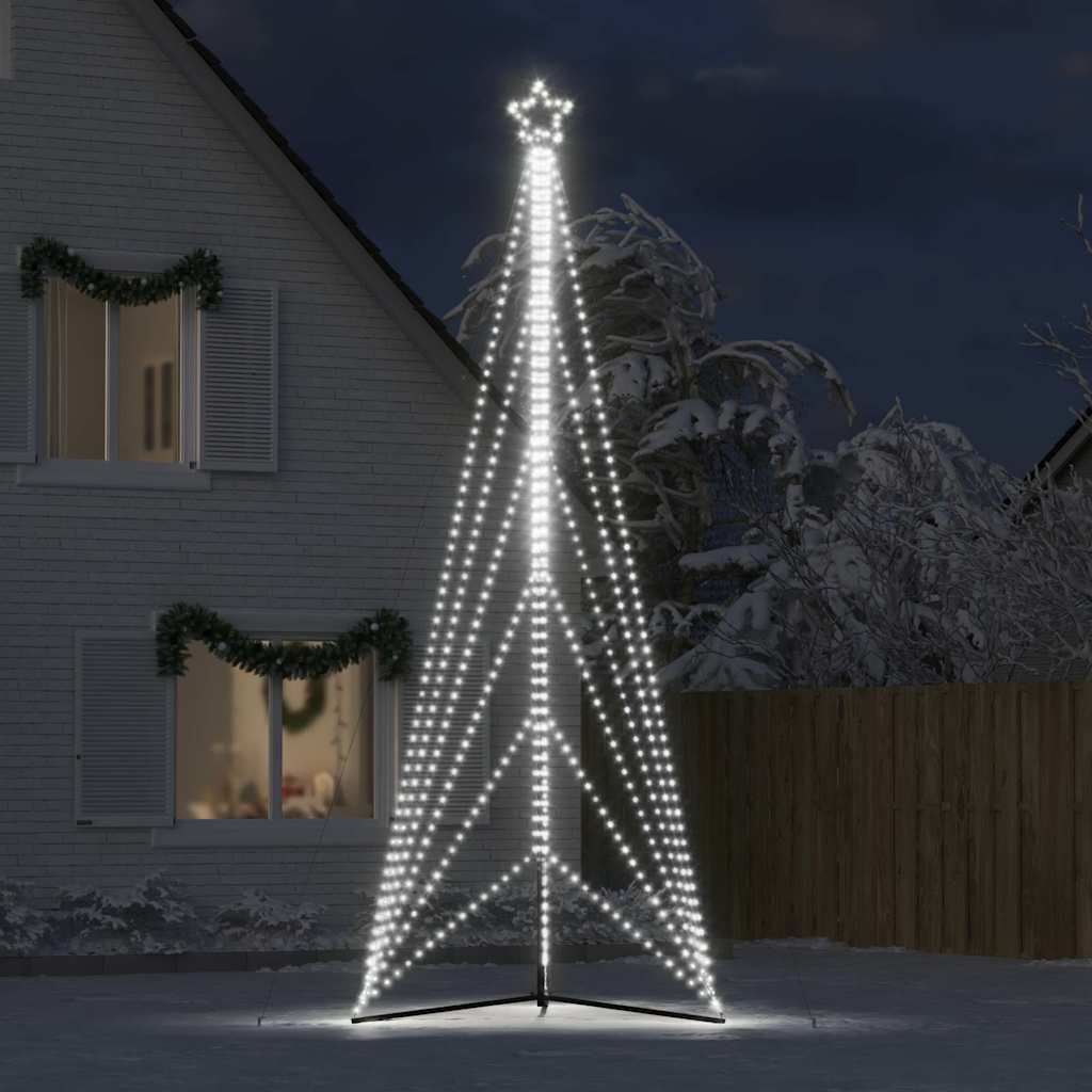 LED árvore de natal 861 leds branco frio 478 cm