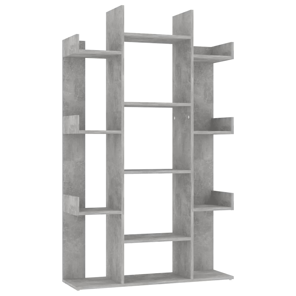 Estante 86x25,5x140 cm derivados de madeira cinzento-cimento