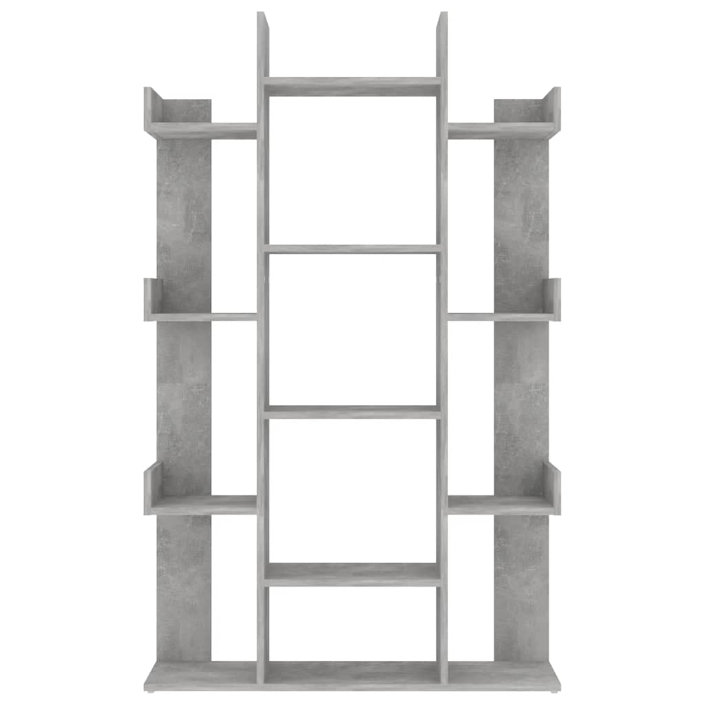 Estante 86x25,5x140 cm derivados de madeira cinzento-cimento