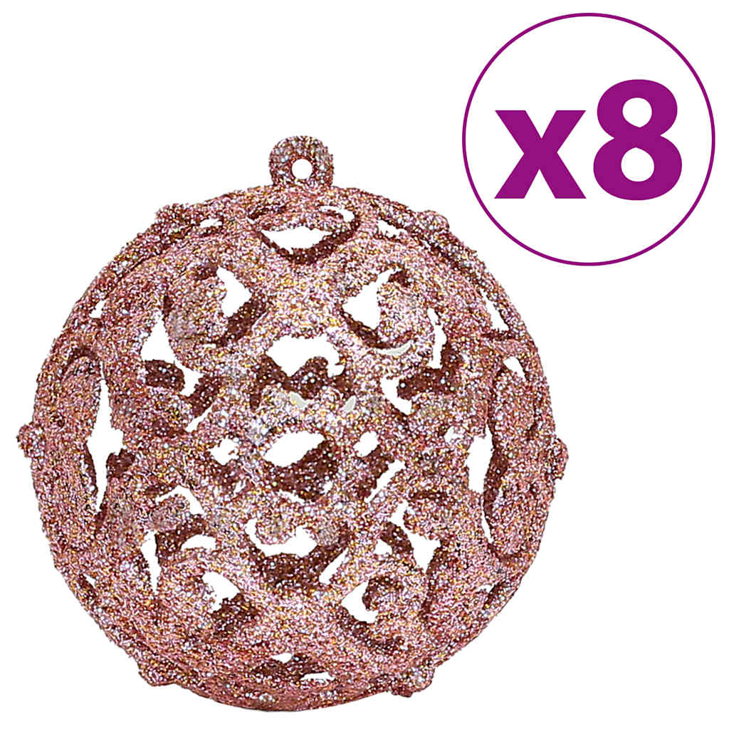 Enfeites de natal 100 pcs 3 / 4 / 6 cm rosa
