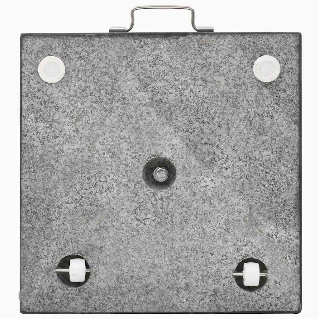 Base de guarda-sol quadrada granito 28,5 kg preto