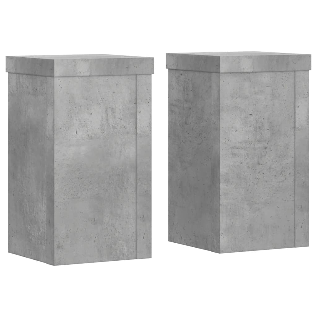 Suportes p/ plantas 2 pcs 10x10x18 cm derivados de madeira