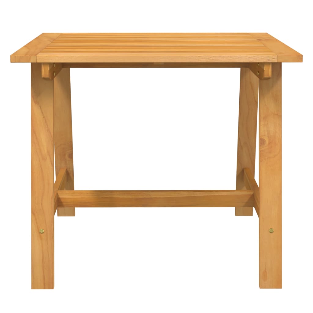 3 Pcs conjunto de jantar para jardim madeira de acácia maciça
