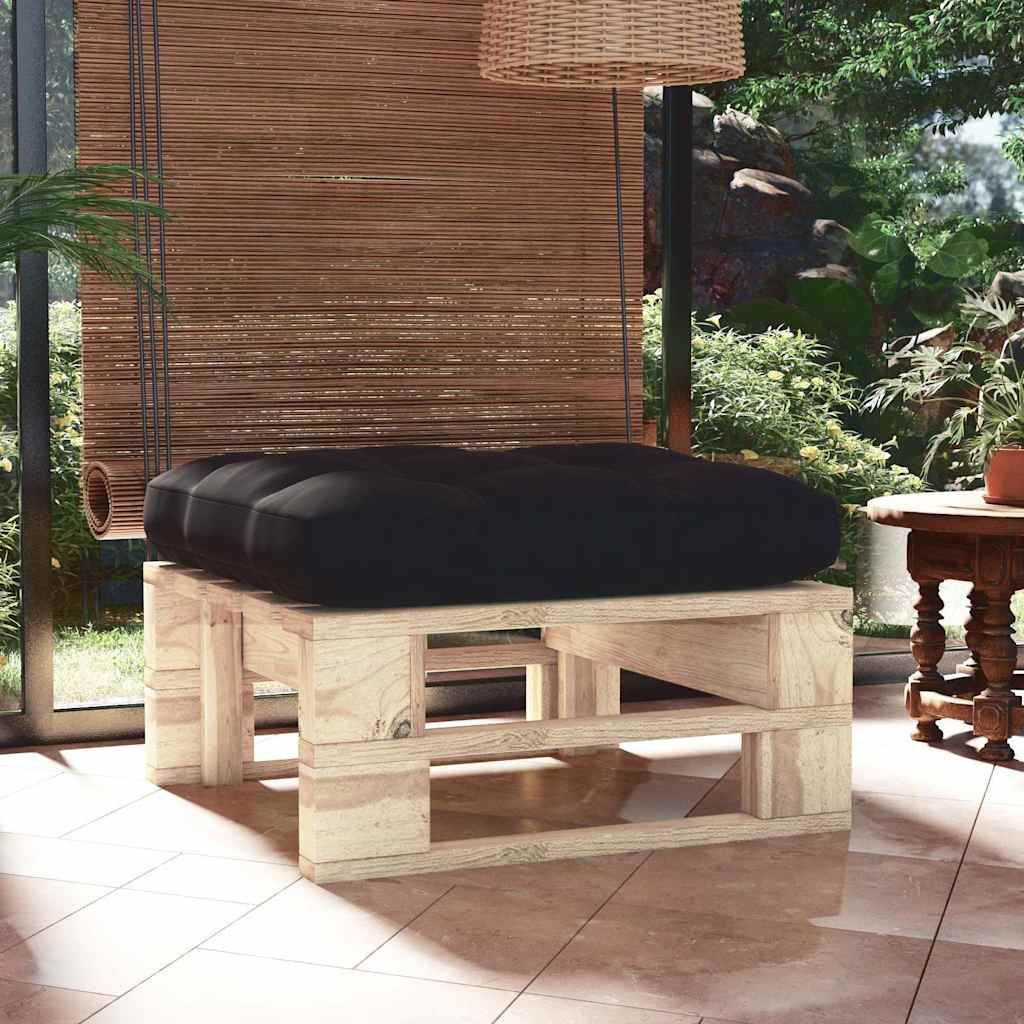 Otomana de paletes para jardim pinho impregnado