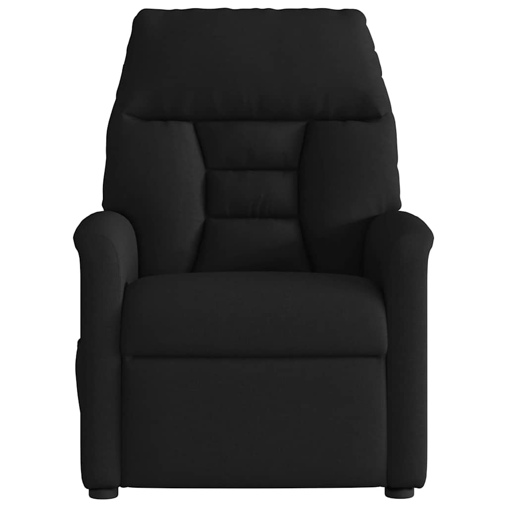 Poltrona de massagens reclinável tecido preto
