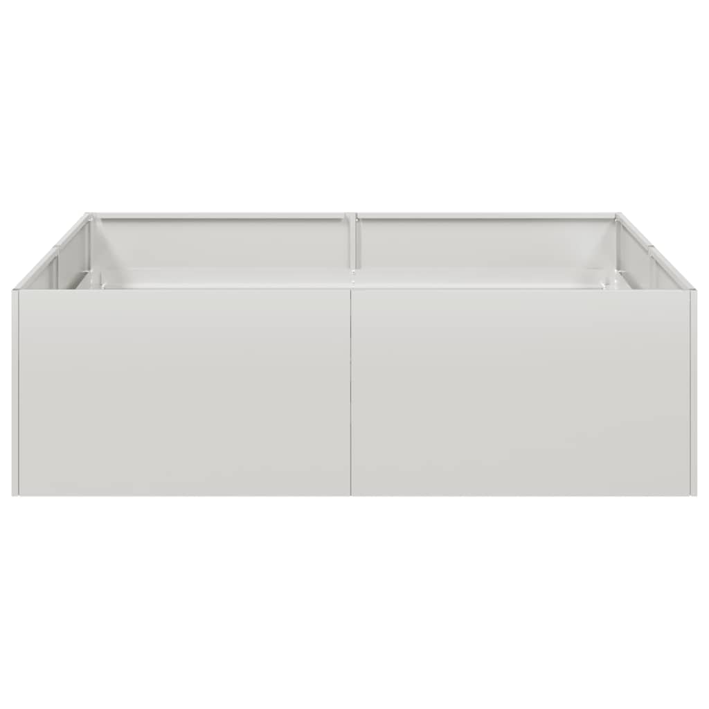 Vaso/floreira 100x100x30 cm aço inoxidável