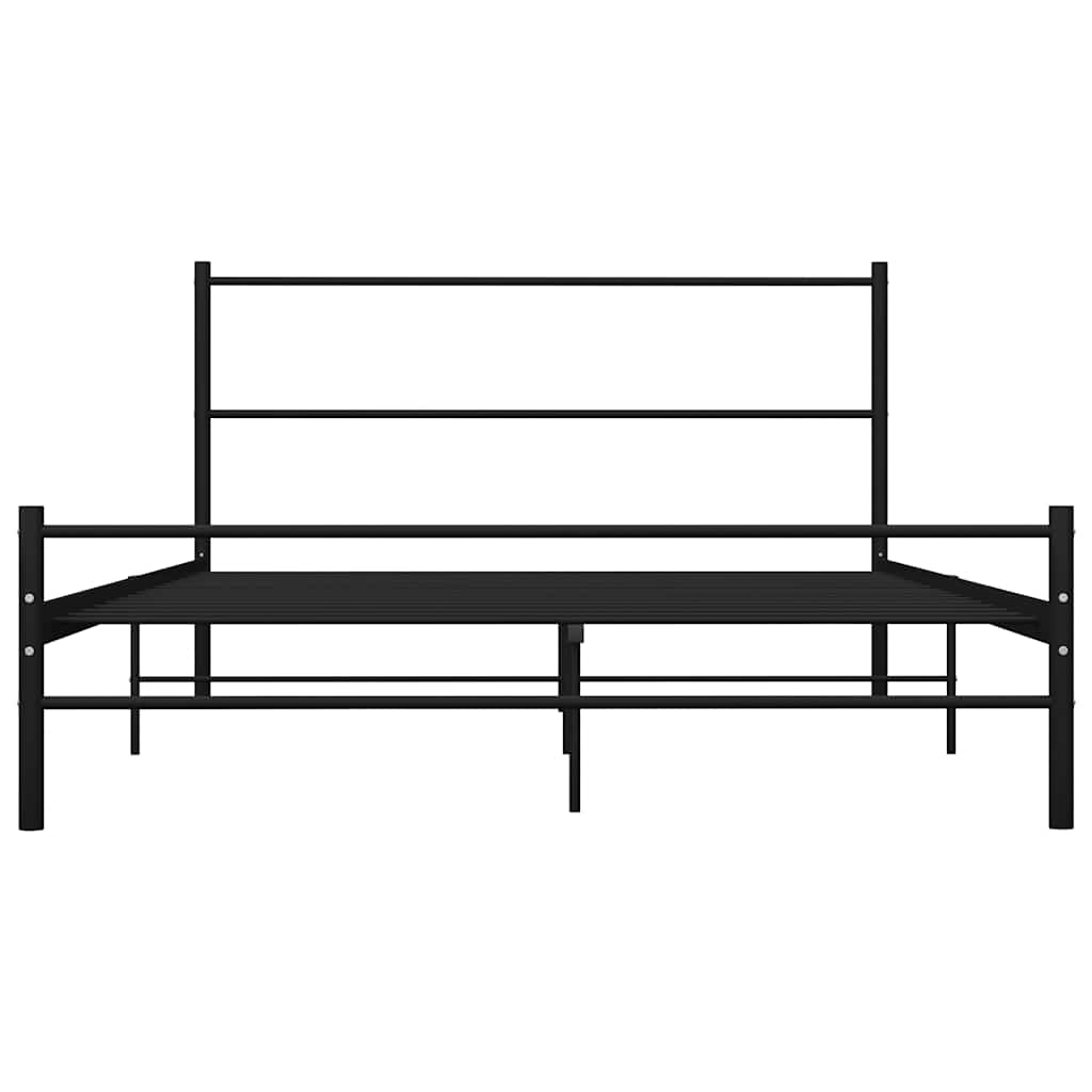 Estrutura de cama 120x200 cm metal preto