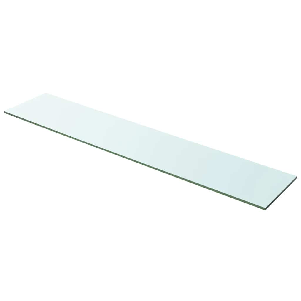 Prateleiras 2 pcs 100x20 cm vidro transparente