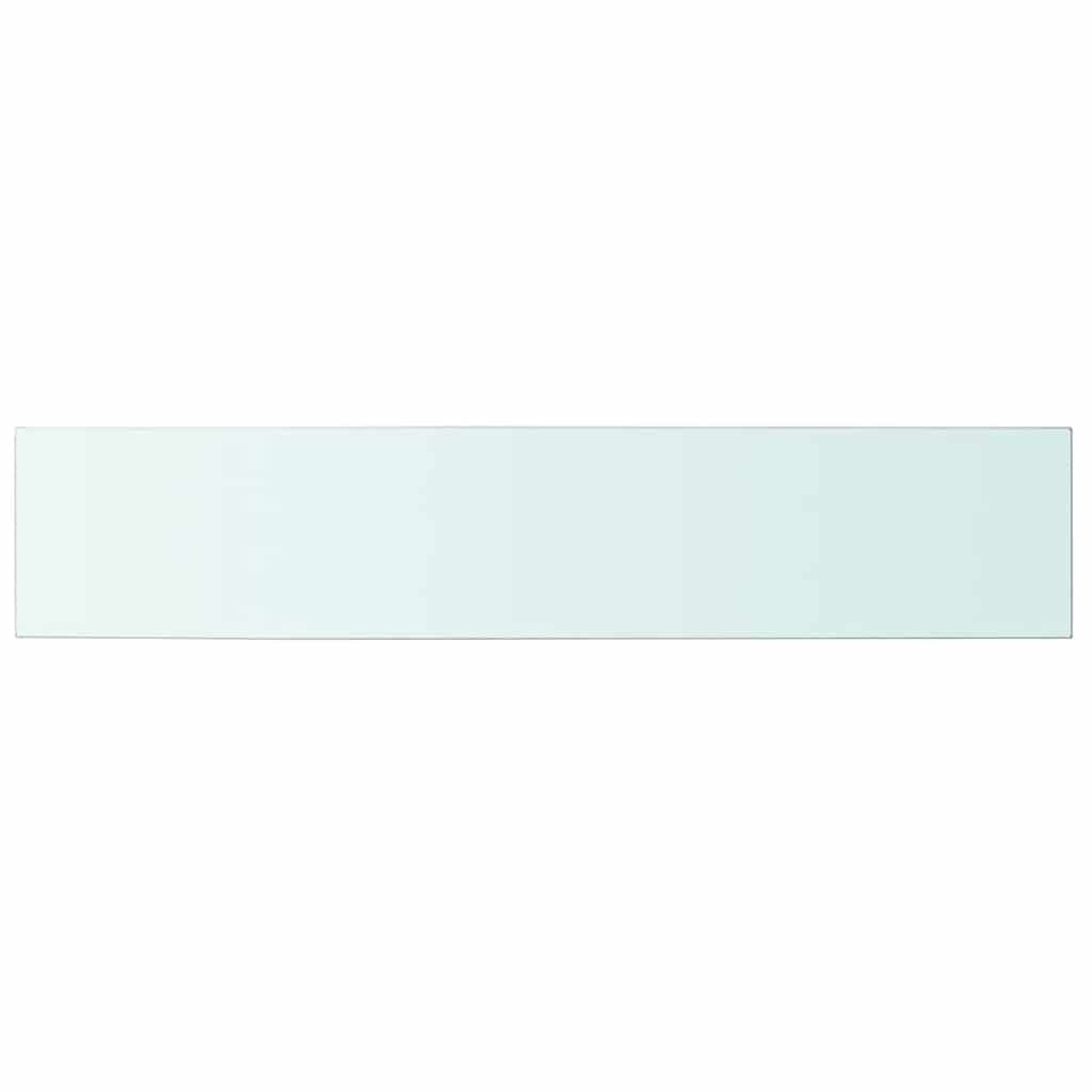 Prateleiras 2 pcs 100x20 cm vidro transparente