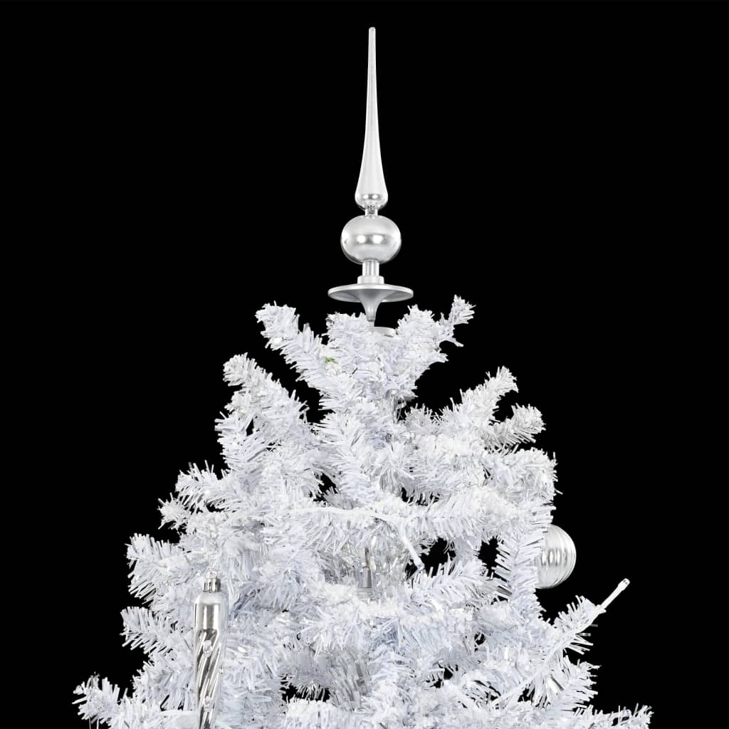 Árvore de natal c/ neve base formato guarda-chuva 170 cm branco