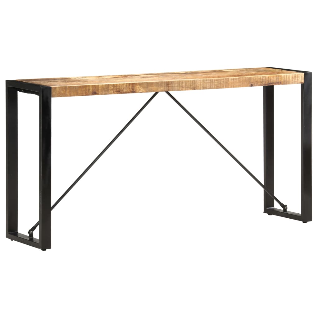Mesa consola 150x35x76 cm madeira de mangueira maciça