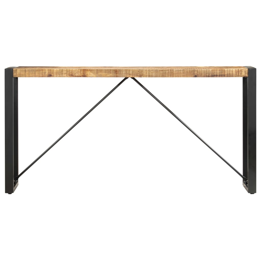 Mesa consola 150x35x76 cm madeira de mangueira maciça