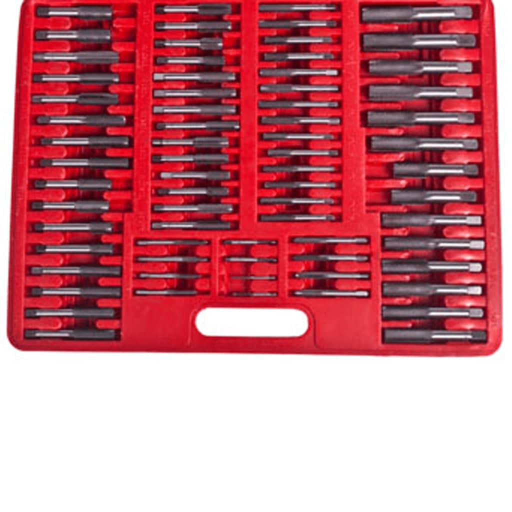 Conjunto de machos e caçonetes para abrir roscas 111 pcs