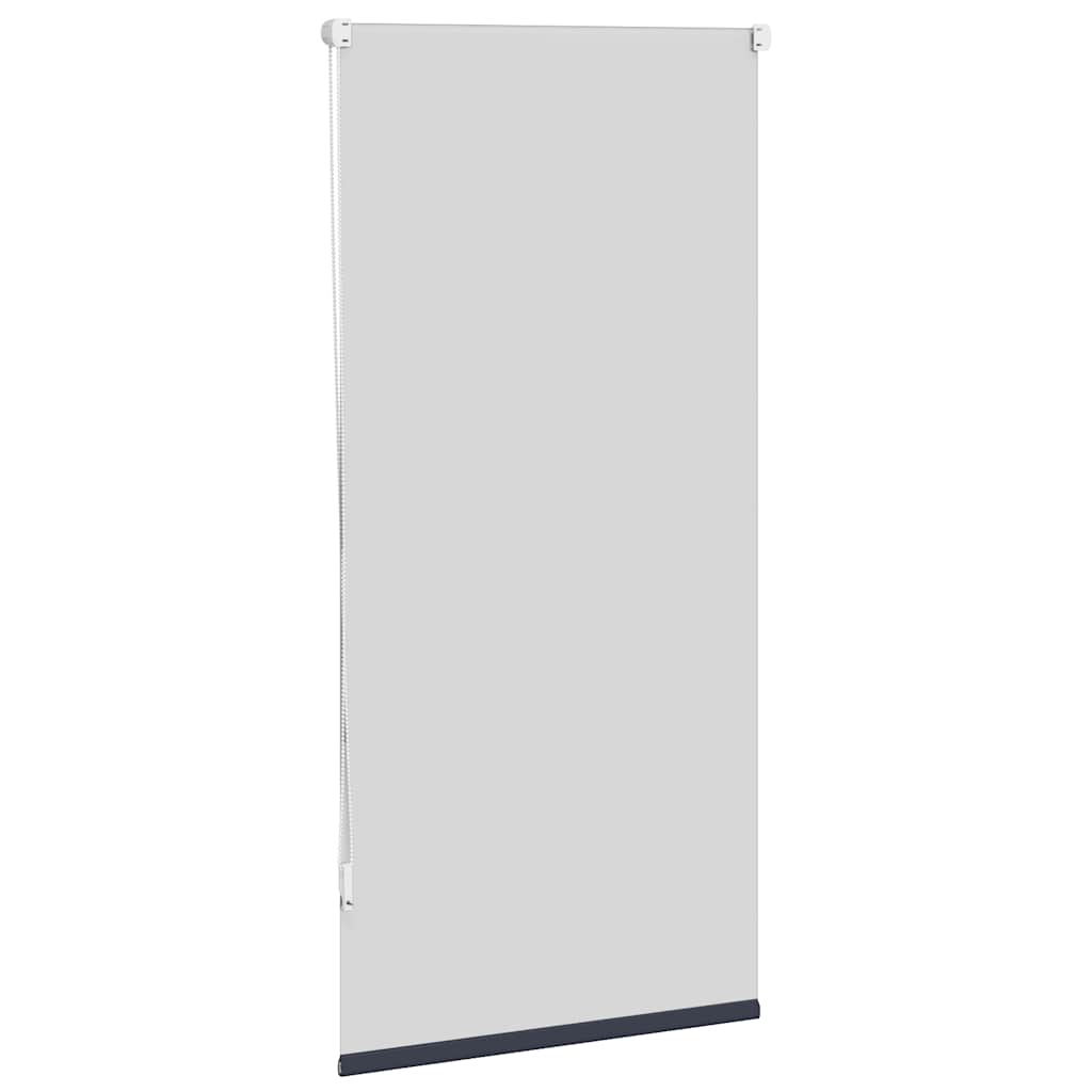 Cortina de rolo blackout, 64,4 x 120 cm, largura do tecido 60 cm, cor azul marinho.
