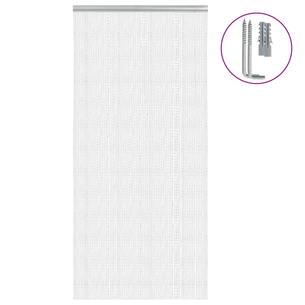Mosquiteira para porta de correntes 100x212 cm alumínio