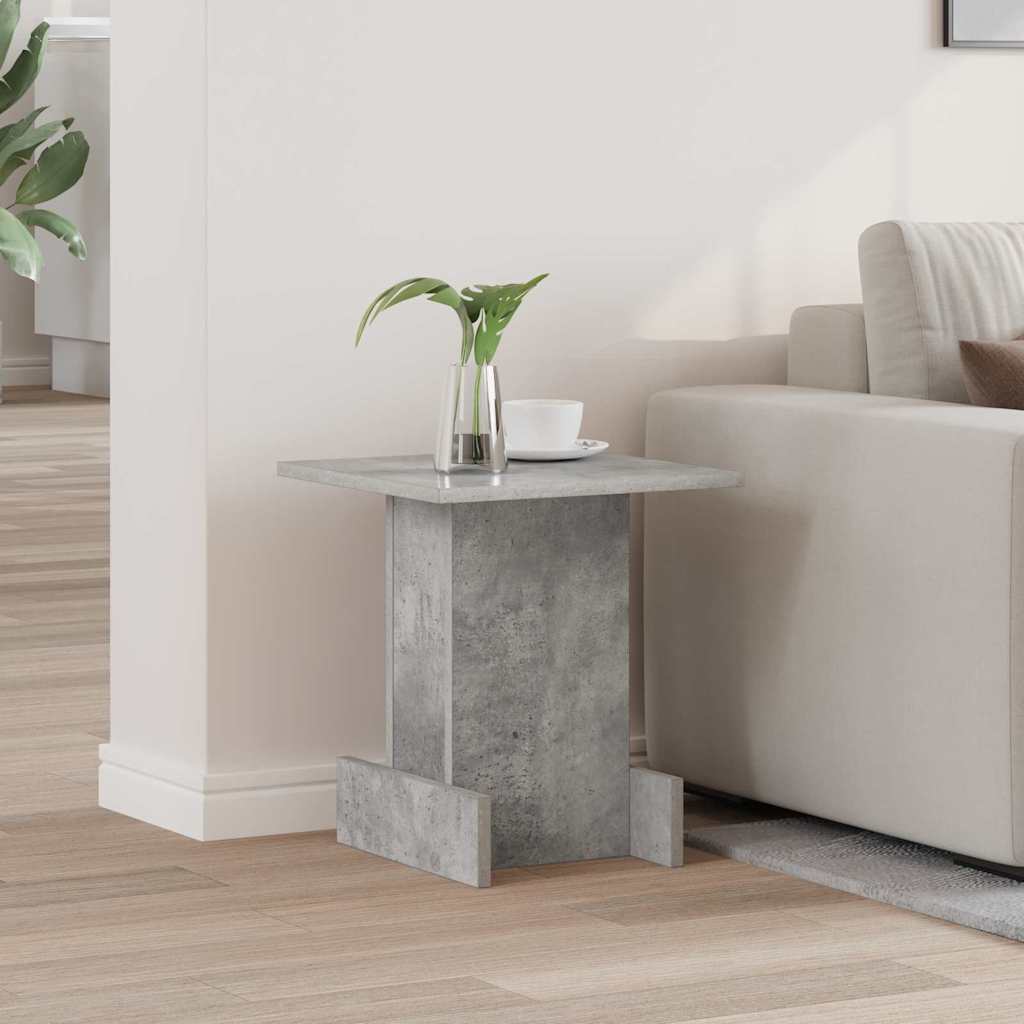 Mesa de apoio cinzento 35,5 x 35 x 40 cm derivados de madeira