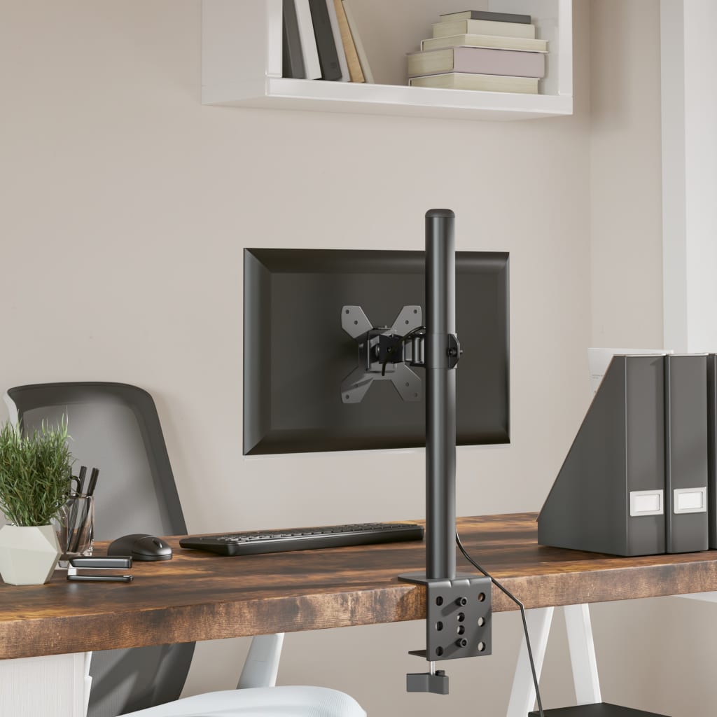 Suporte para monitor vesa 75/100 mm aço preto